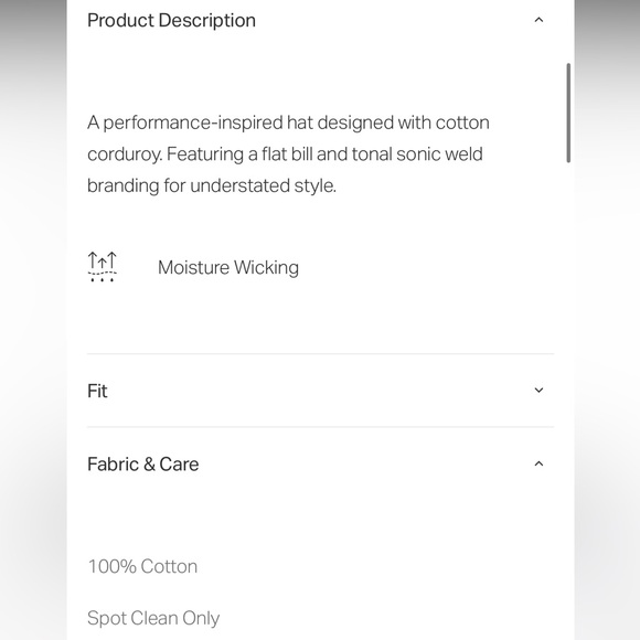 🆕 Vuori Performance Cord Hat - Picture 7 of 7
